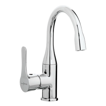 Sarrdesign Trinity medium basin mixer with pop-up waste - Chrome