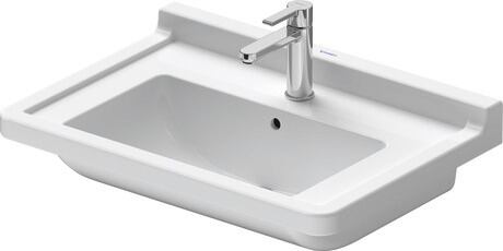 Duravit Starck 3 Furniture basin 49 × 70 cm White, with tap hole 0304700000