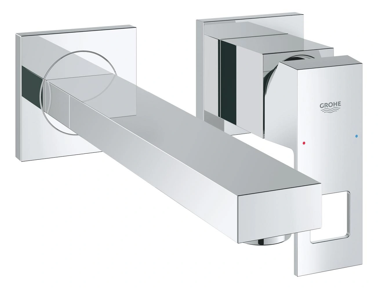 Grohe Eurocube 2-hole basin mixer M-Size Chrome 23447000