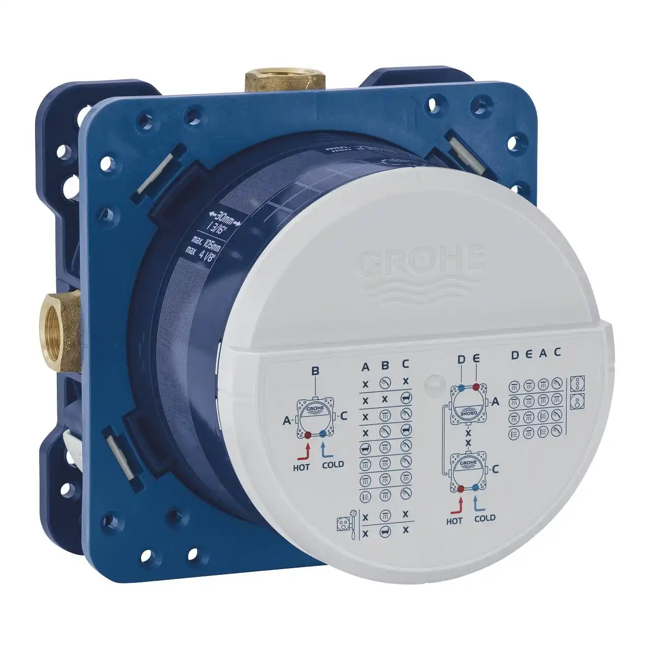 Grohe concealed body Rapido SmartBox 3 outlet 1/2" 35600000