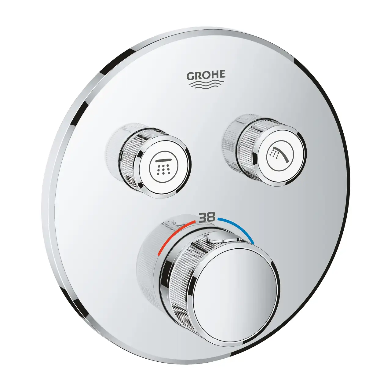 Grohe Grohtherm SmartControl Thermostat for concealed installation with 2 valves Chrome 29119000