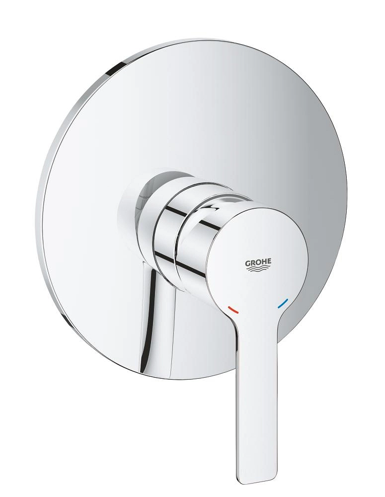 Grohe Linear Concealed Bathtub Mixer Plate without Diverter Circular Chrome 19296001