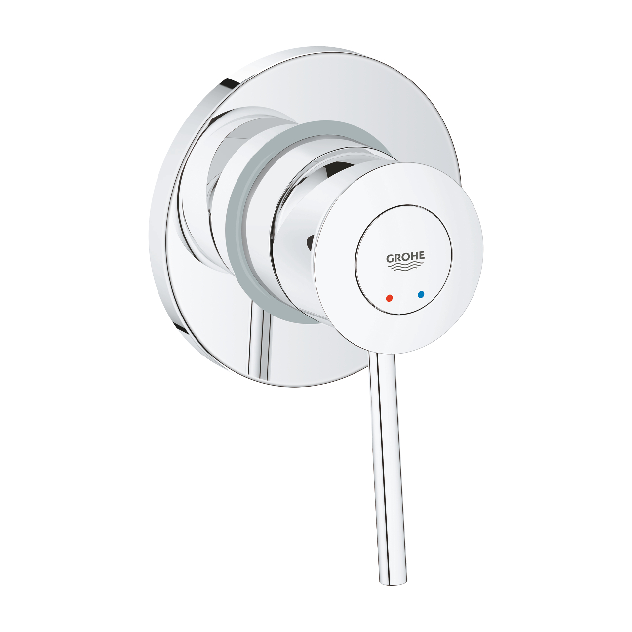 Grohe BauClassic Bath Trim Set with Concealed Body Chrome 29048000