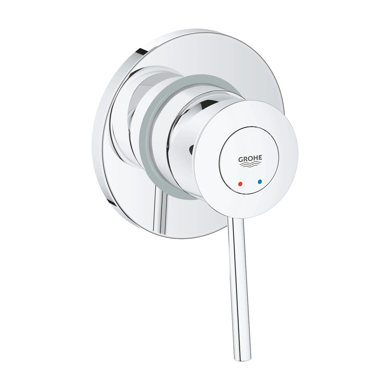 Grohe BauClassic Bath Trim Set with Concealed Body Chrome 29048000