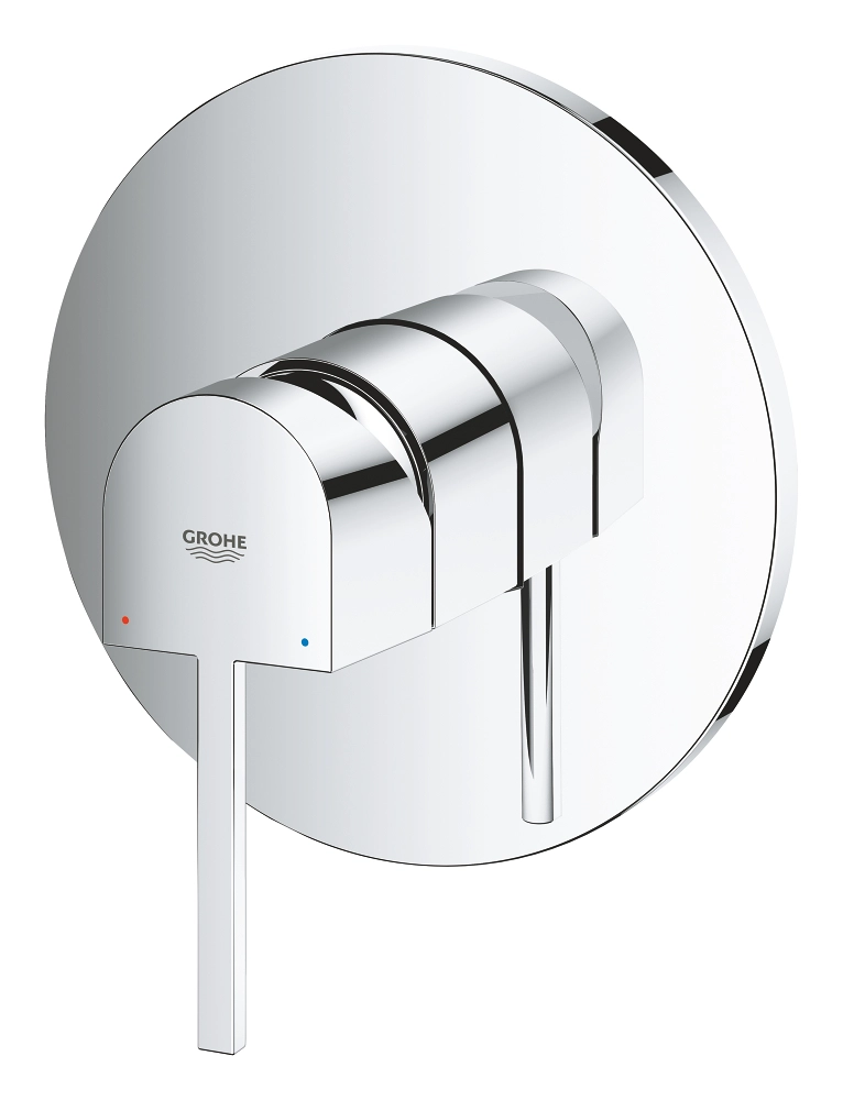 Grohe Plus Concealed Bathtub Mixer Plate without Diverter Circular Chrome 24059003