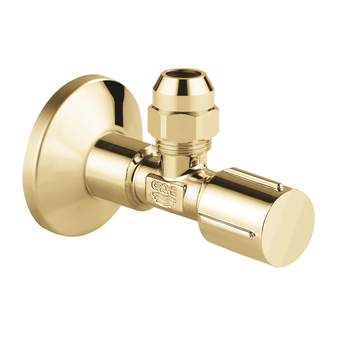 Grohe Brass angle valve 1/2″ - Glossy Gold