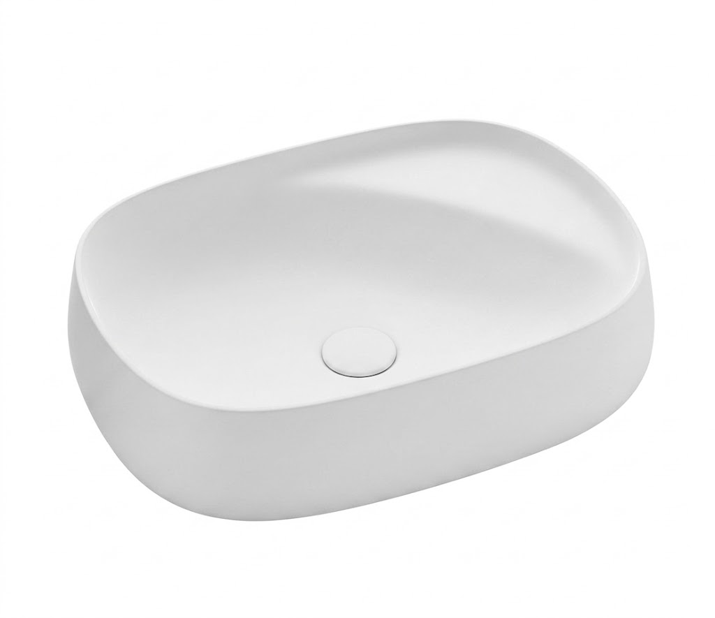 Roca Beyond Over countertop basin 43 × 56 cm Matte White A3270B8620