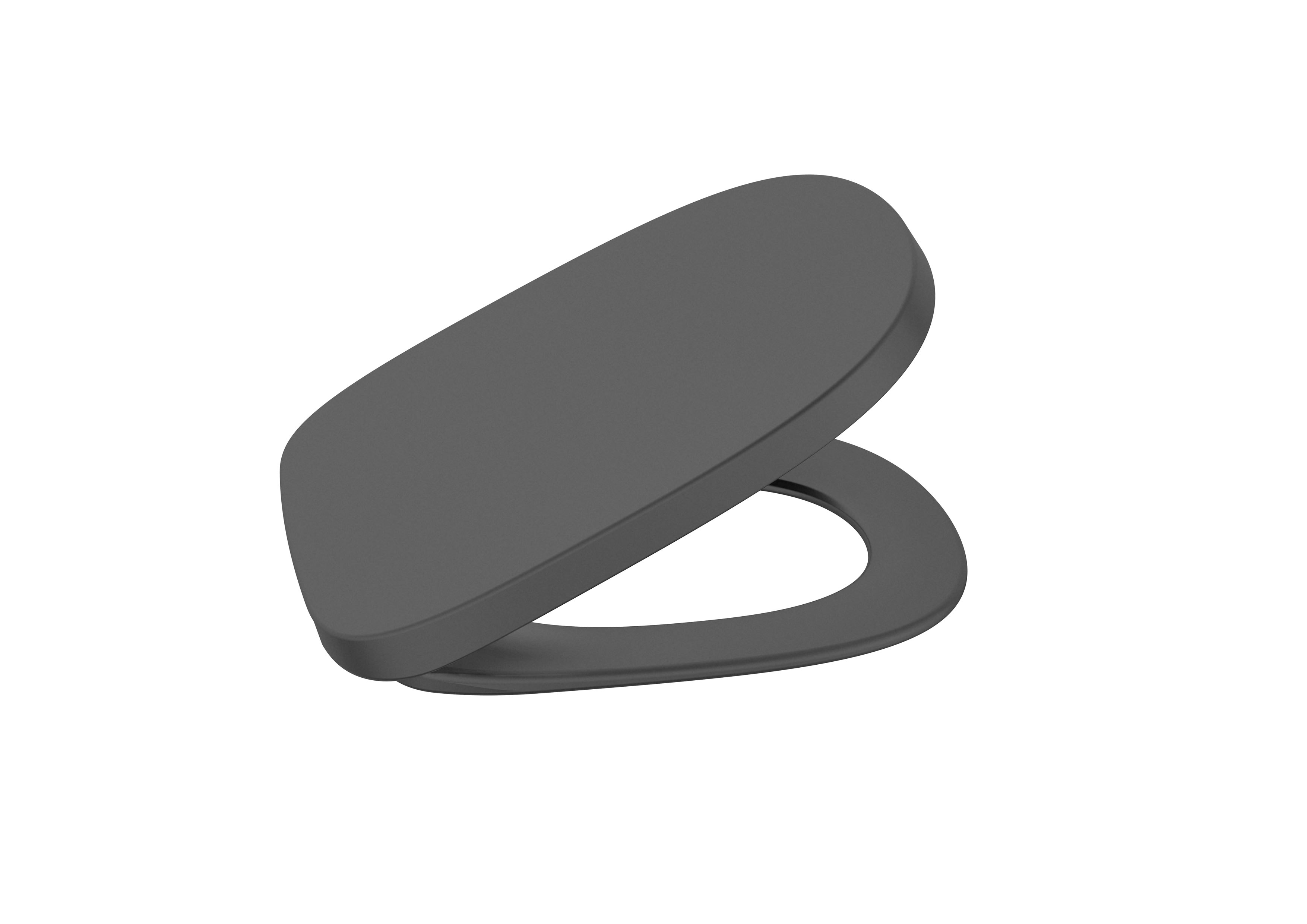 Roca Beyond Soft-closing SUPRALIT® seat and cover for toilet Onyx Dark Grey A801B8264B