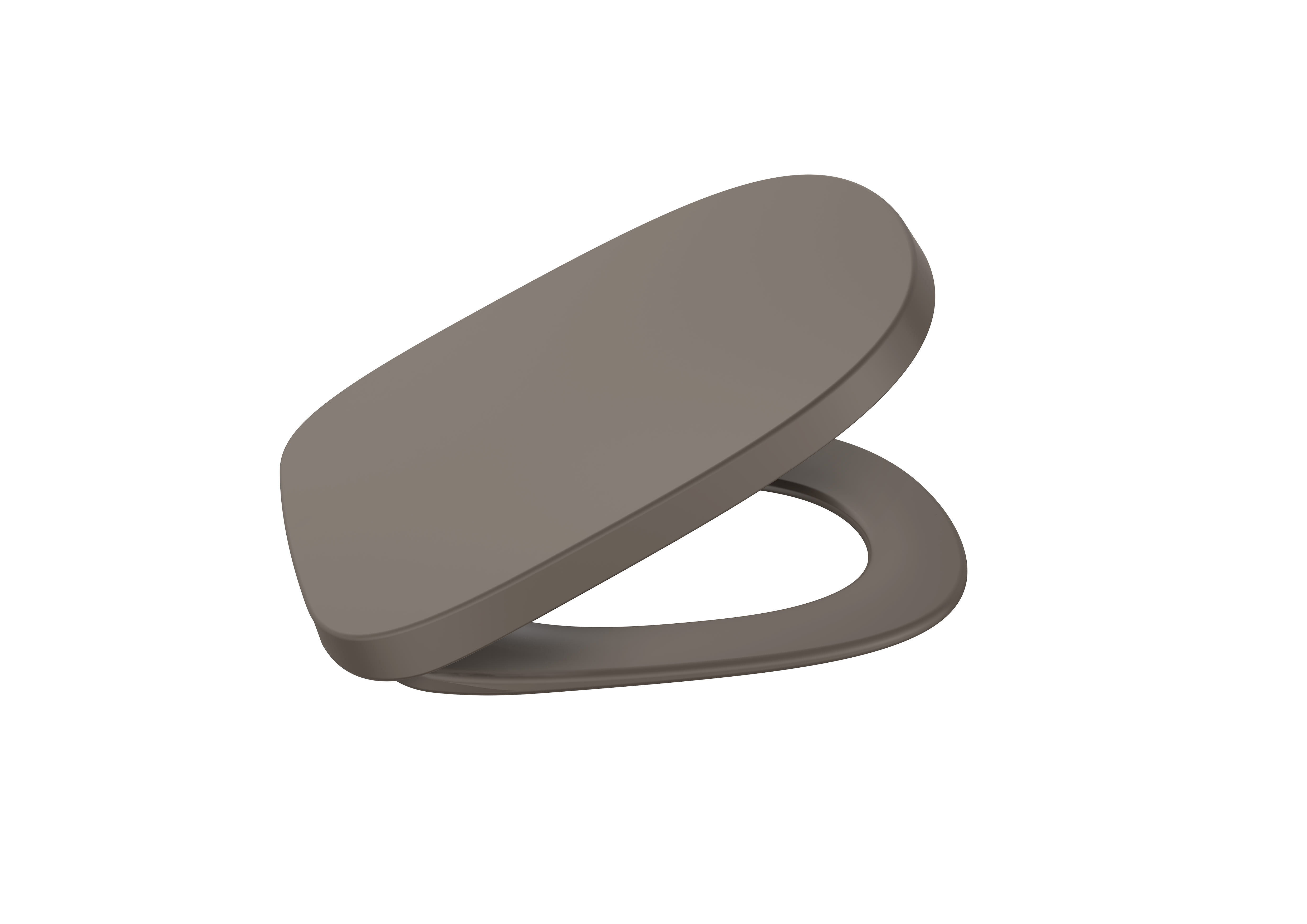 Roca Beyond Soft-closing SUPRALIT® seat and cover for toilet Coffee A801B8266B