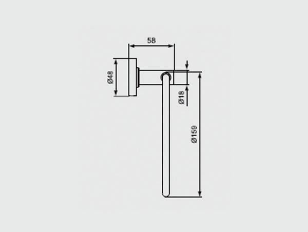Ideal Standard IOM Towel Ring Chrome A 9130AA