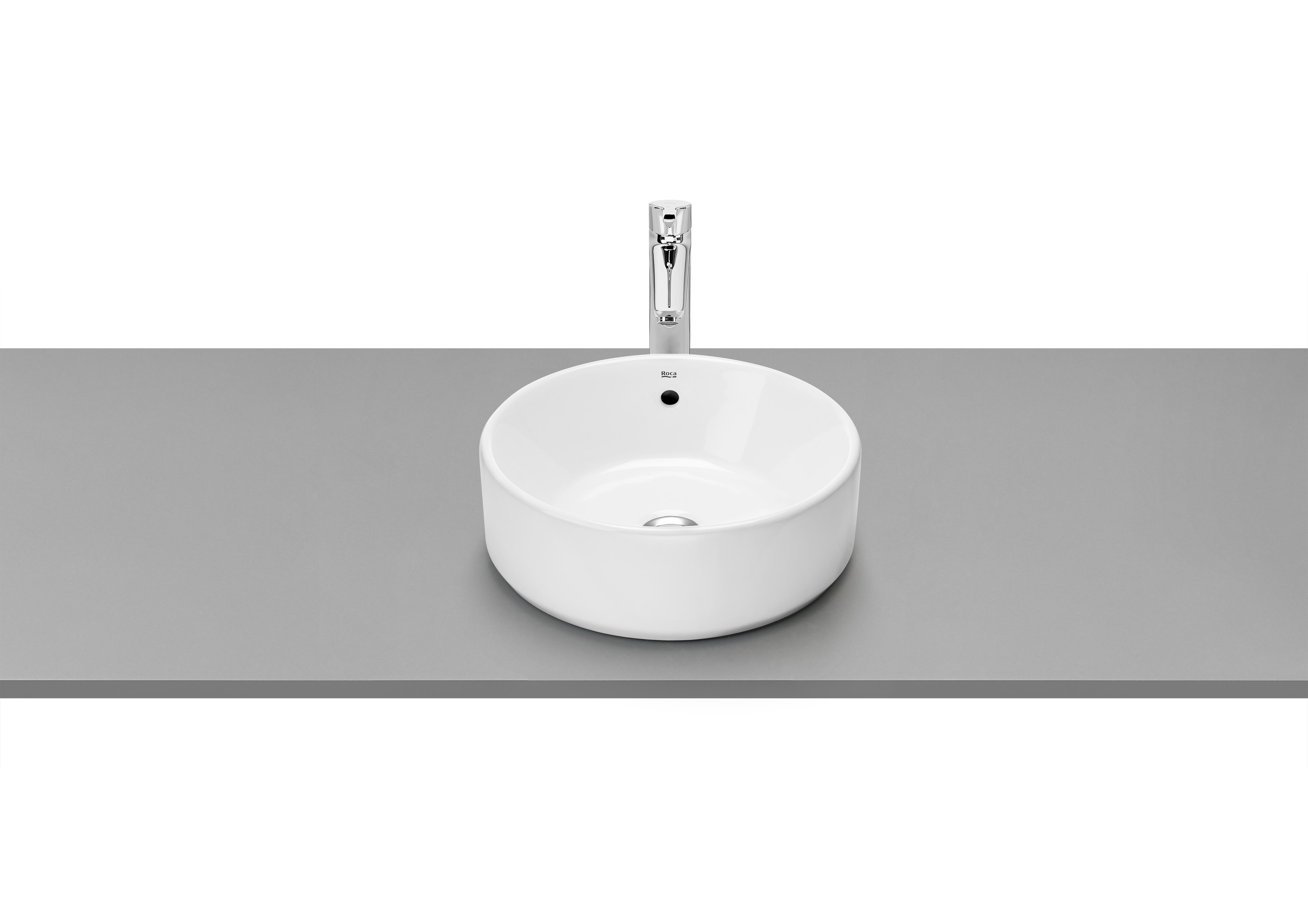 Roca Gap Circle countertop basin 39 cm White A3270MJ000
