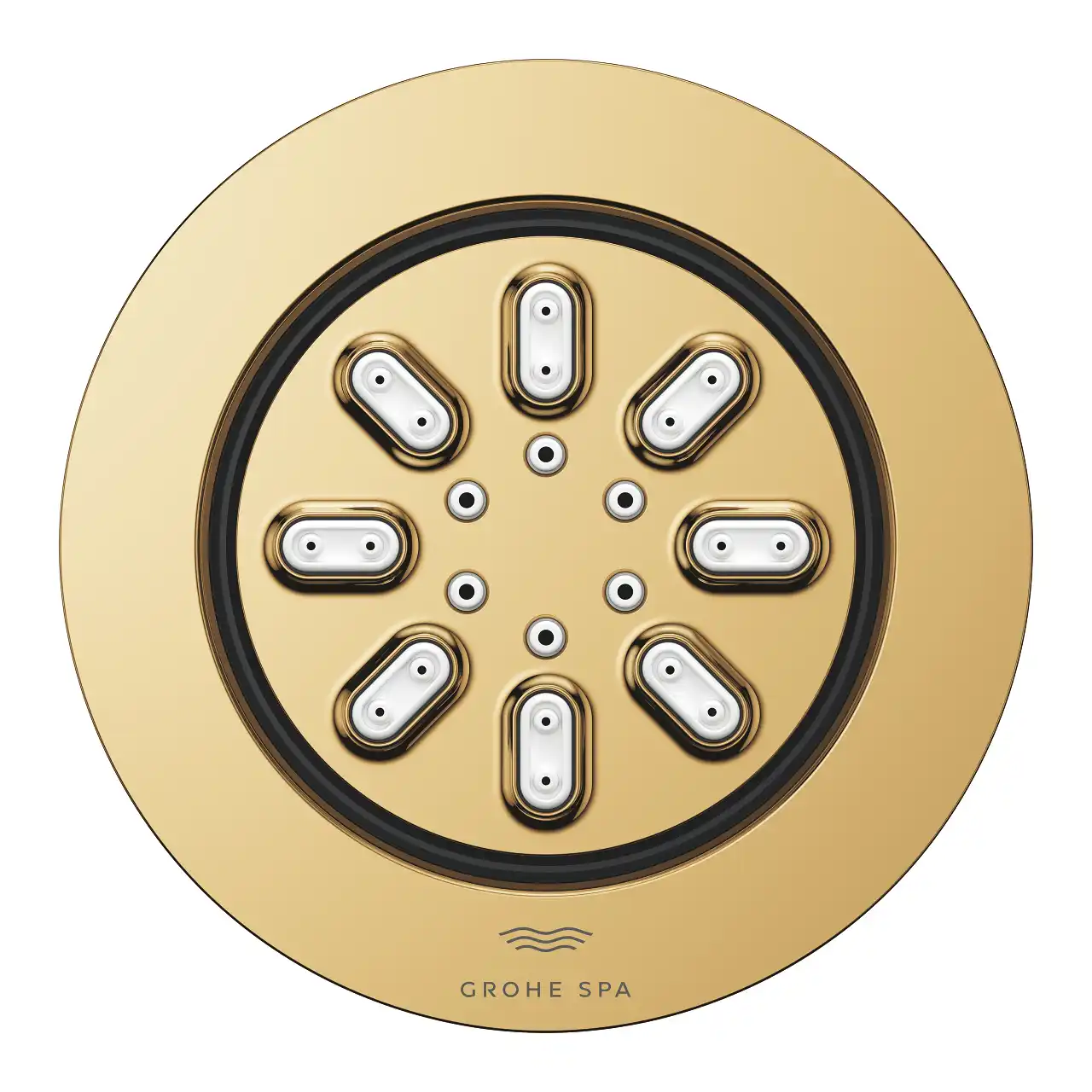 Grohe Round Shower jet Concealed including burial body glossy - Glossy Gold