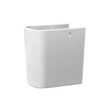 Duravit Half Pedestal Basin White 0858430000