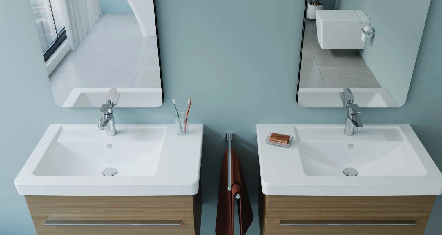 سانيبيور صحى حوض موبيليا ايكاروس ابيض شمال 49 × 75 سم 0456750000