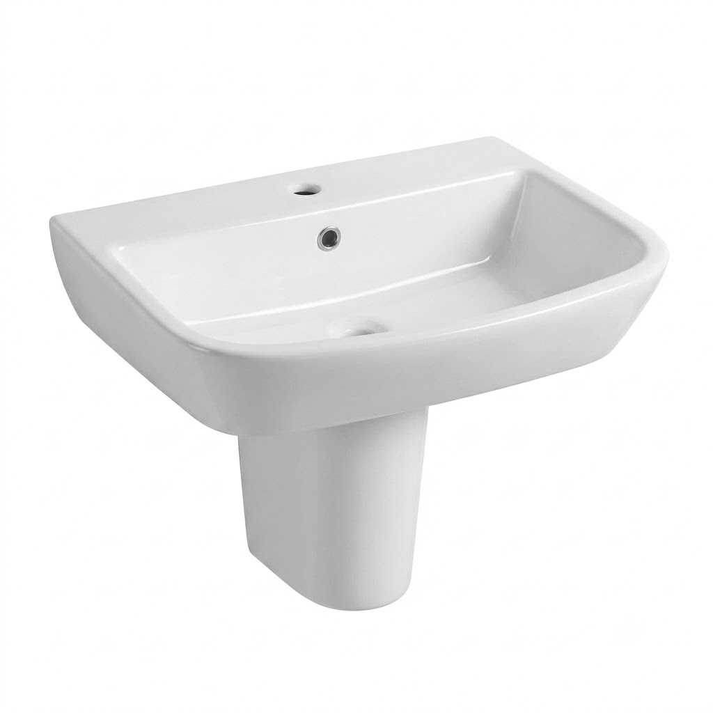 Roca Gap Round Basin 65 × 47 cm White YB10054700200000