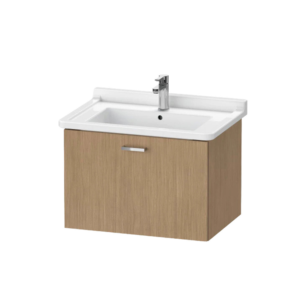 Duravit XBase Unit 46.8 x 65 cm 1 Drawer for Starck 3 Basin 70 cm Natural Walnut Wood XB 603507979