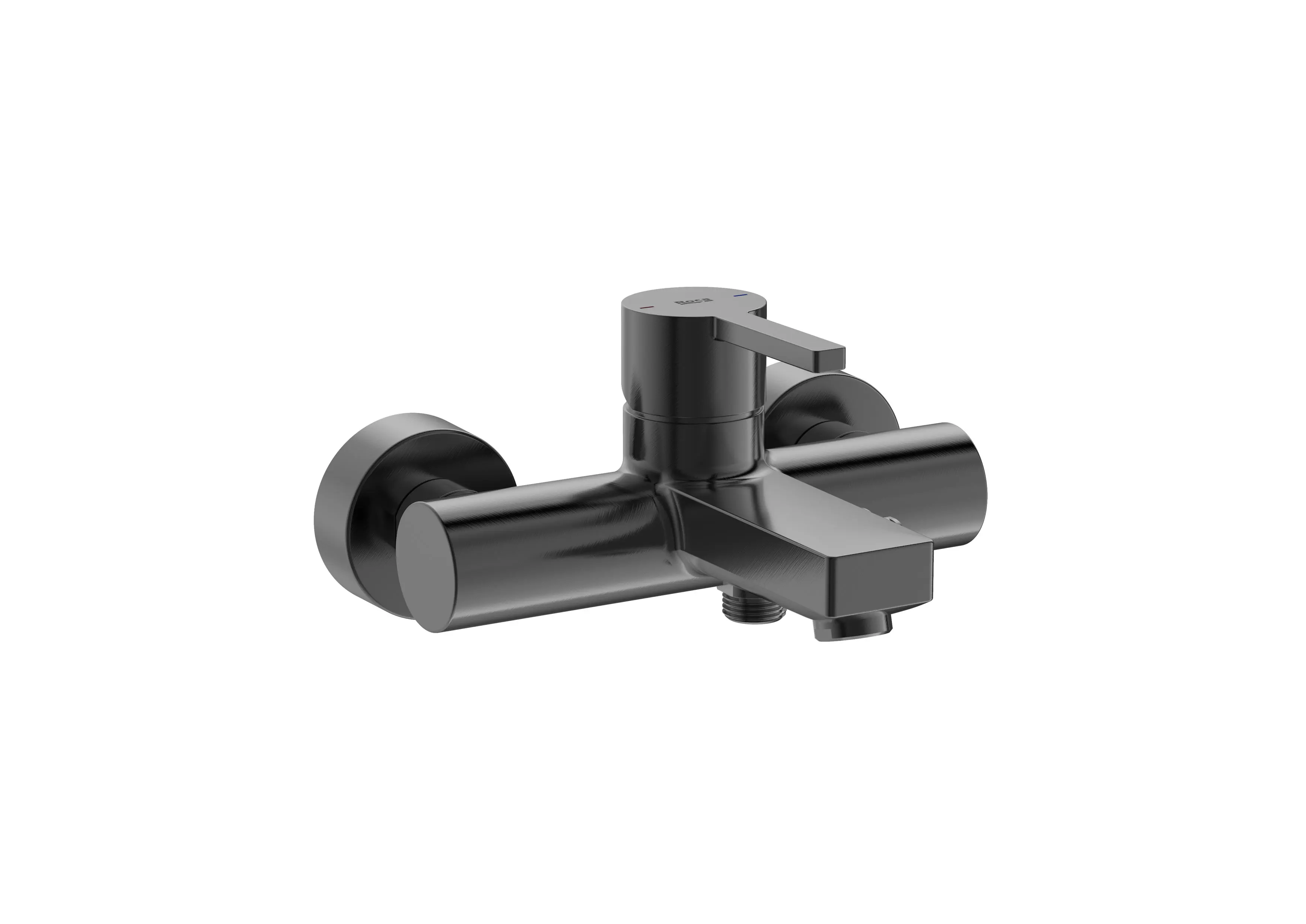 Roca Naia Bathtub Mixer - Brushed Black