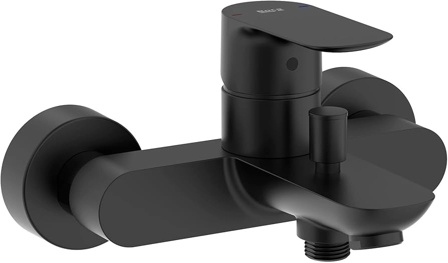 Roca Cala Bathtub Mixer - Black Matt