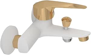 Sarrdesign Segura Bath Mixer - White x Gold