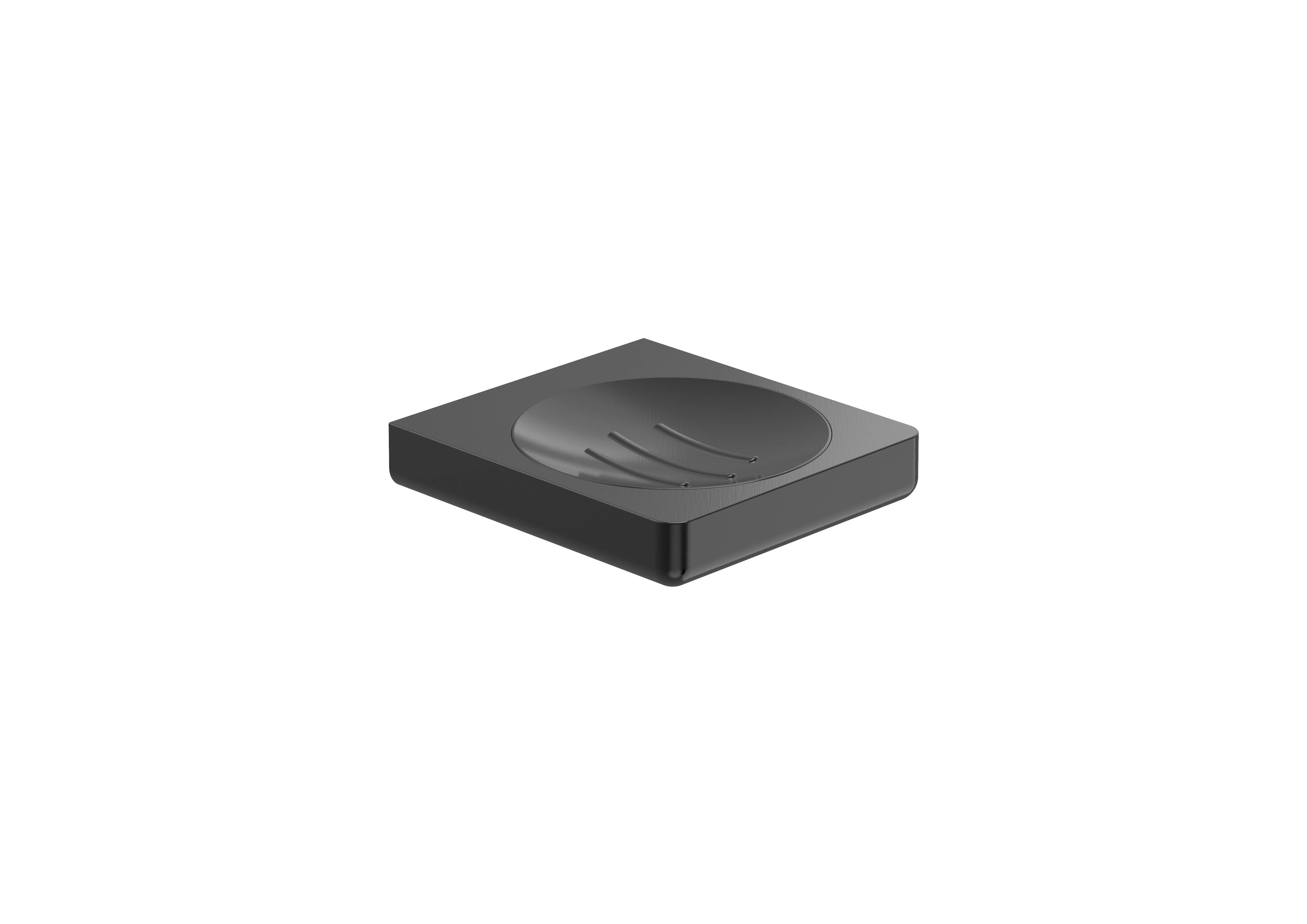 Roca Tempo Wall-mounted soap dish - Brushed Black