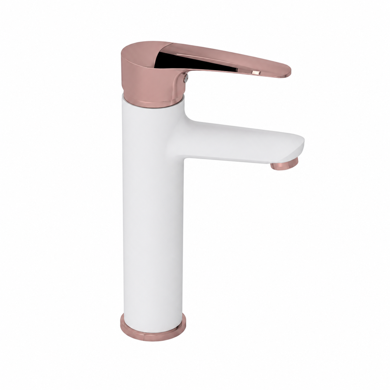 Sarrdesign Segura Basin Mixer - White x Rose Gold