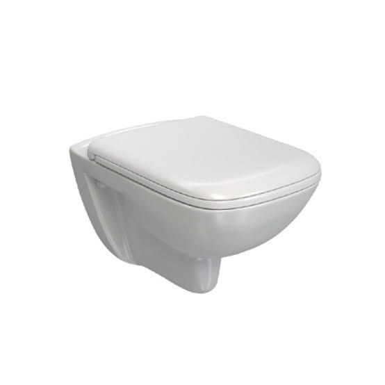 Sarreguemines Ran Rimless Wall-Hanging Toilet White