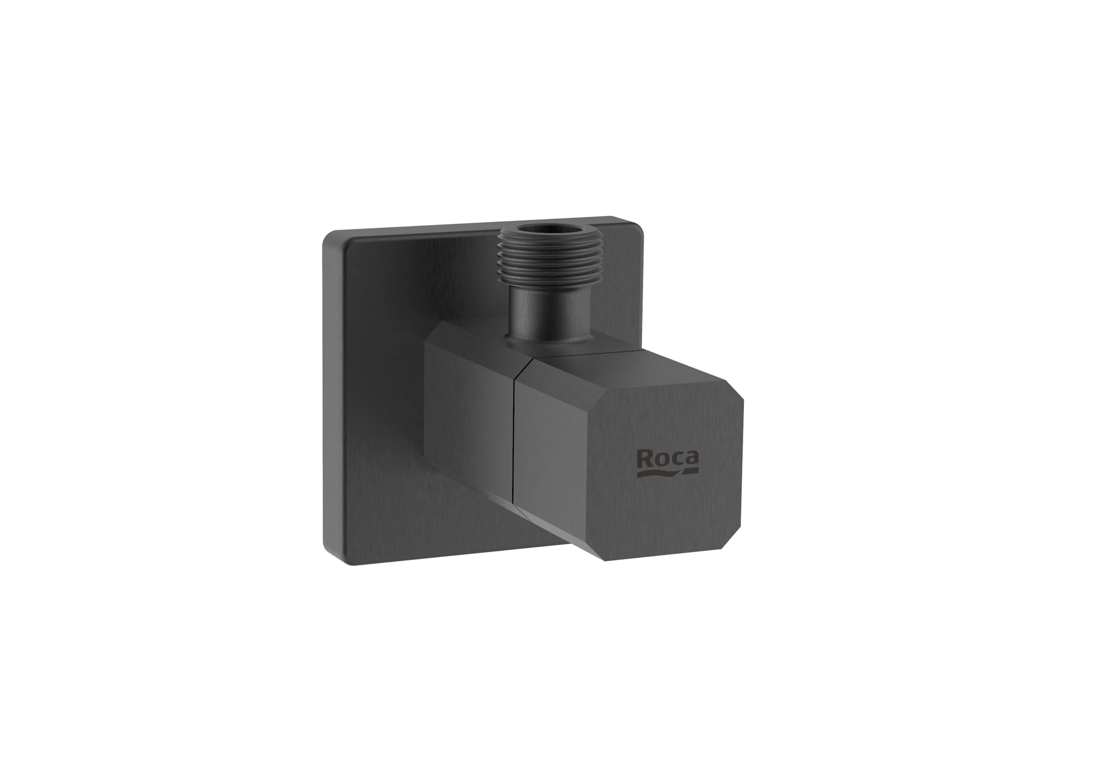 Roca Angle Valve Square 1/2” x 3/8 - Brushed Black