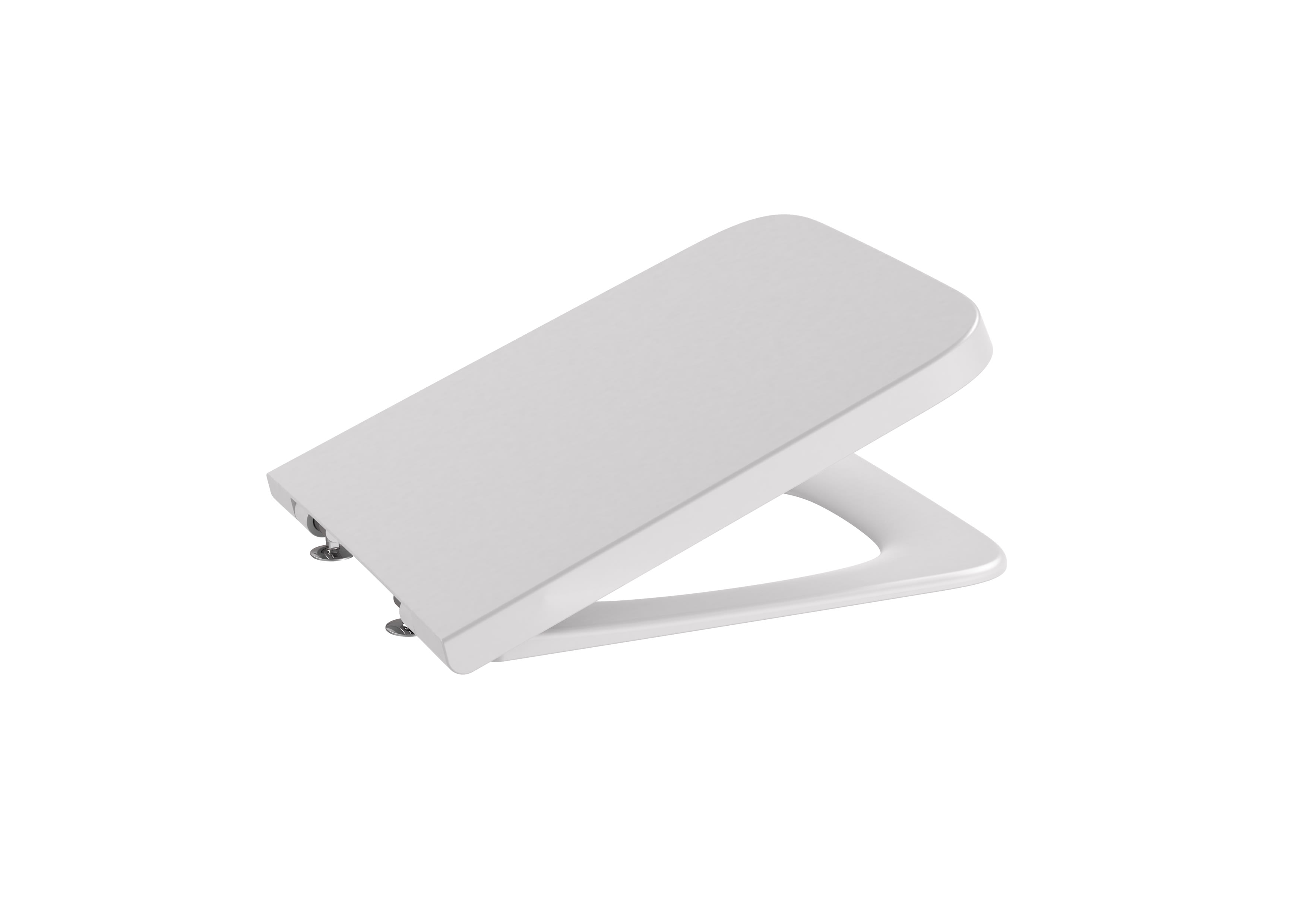 Roca Inspira SQUARE - Soft-closing SUPRALIT® seat and cover for toilet Pearl Grey A80153263B