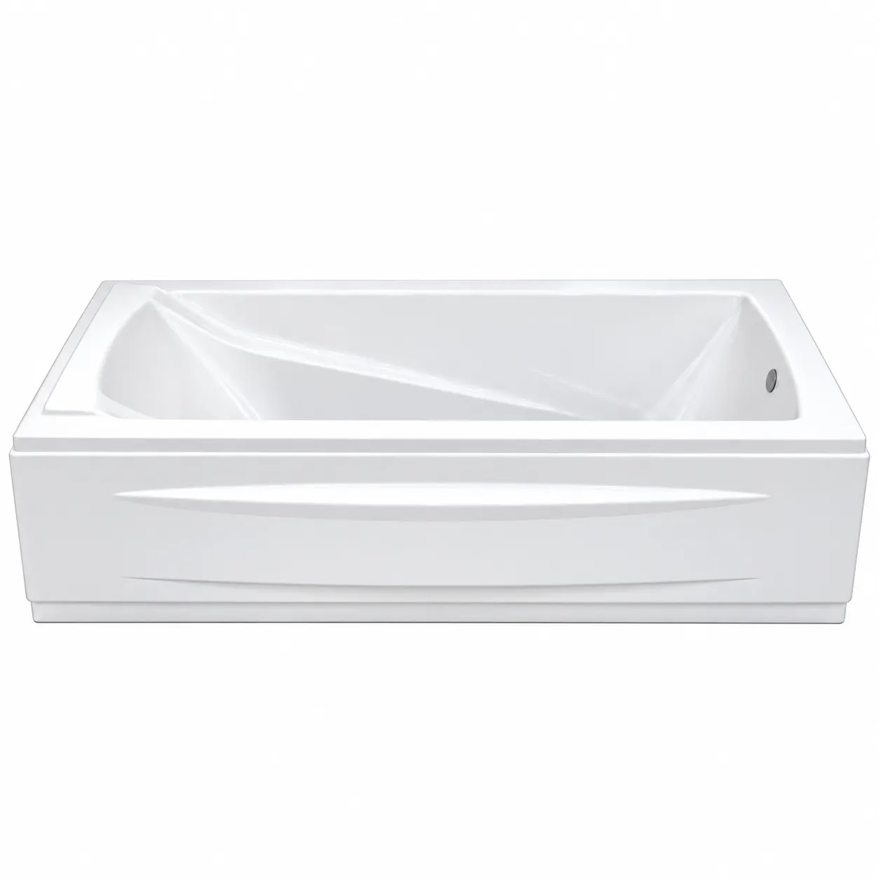 Bathtub Rovety Egypt  70 × 170 cm White with Side Panel