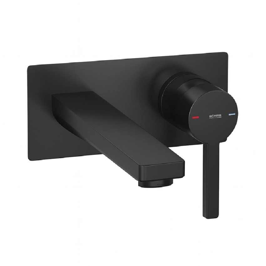 Roca Naia Built-in Wall mixer - Brushed Black