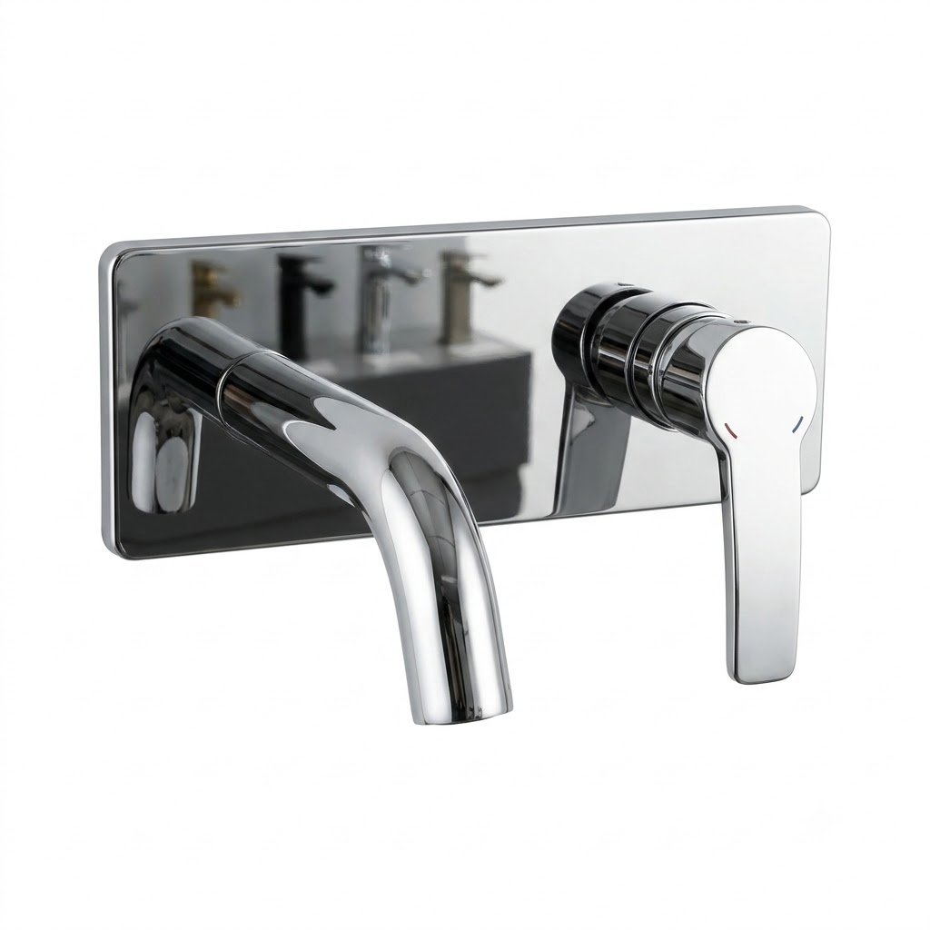 Sardesign Amazon built-in mixer trim set with body chrome SD 1138CP