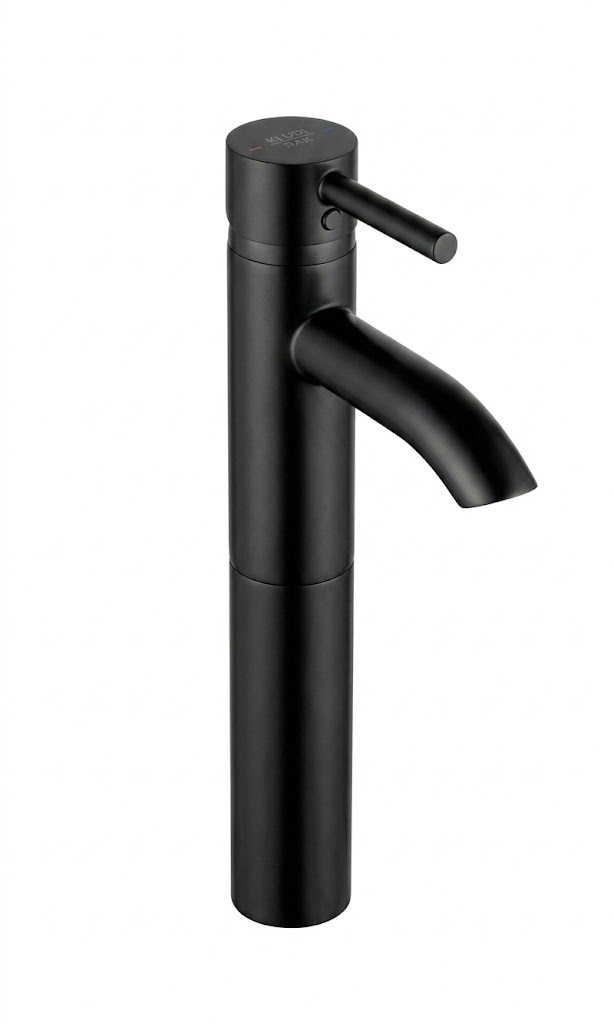 kludi Rak PRIME single lever high-raised basin mixer - Matte Black