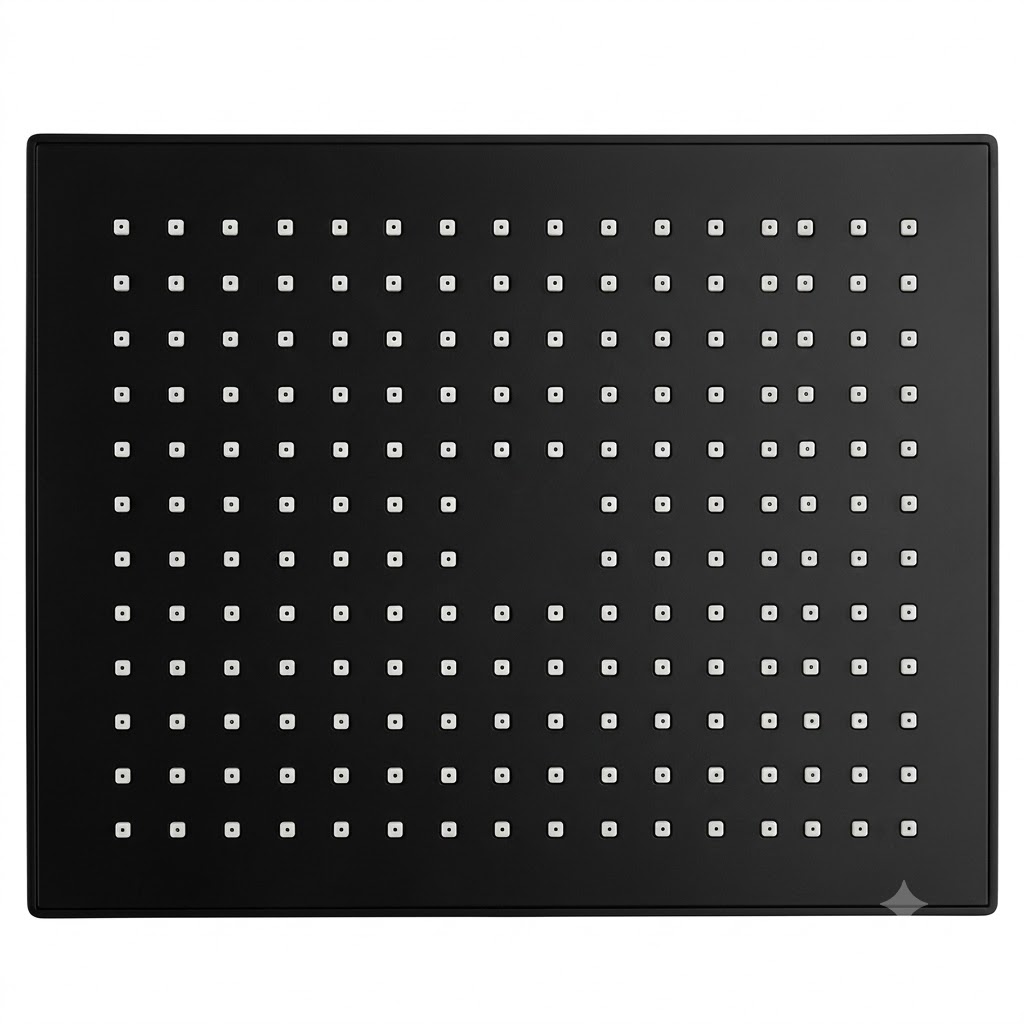 كلودى راك طاسه دفن مستطيله 20 × 26 سم - اسود مط