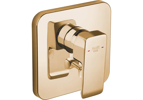 KLUDI RAK PROFILE STAR Bathtub Concealed Mixer With Diverter Square Glossy Rose Gold  RAK 14175RG1