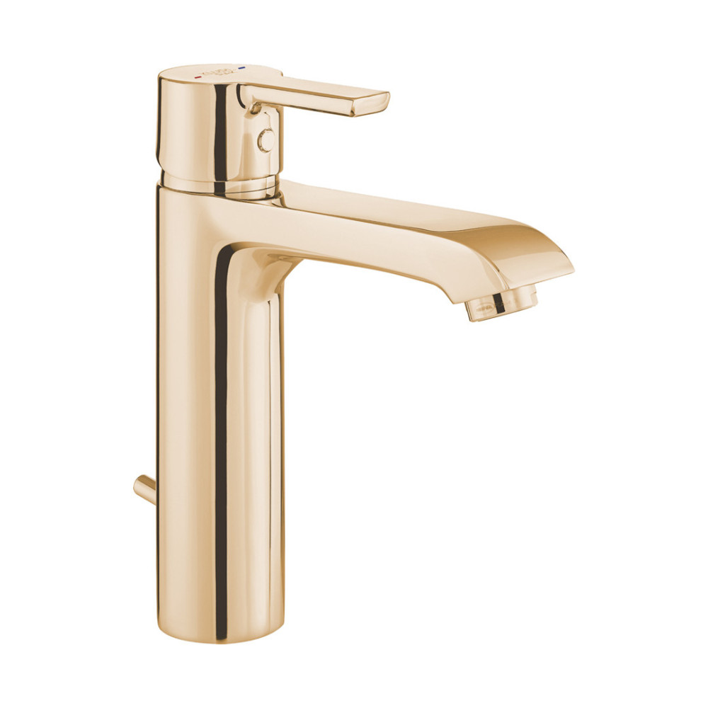 Kludi RAK Passion Basin Mixer with Pop-up Waste Medium UAE - Glossy Rose Gold
