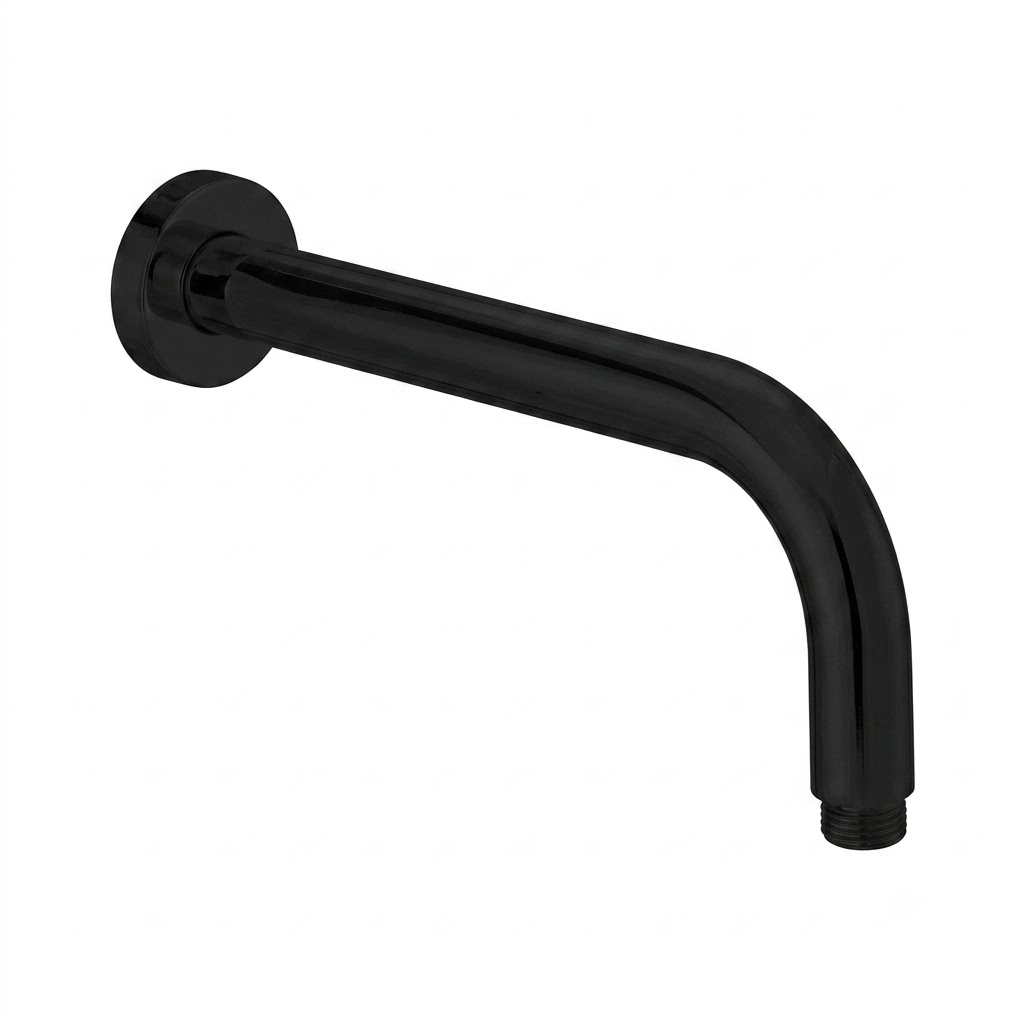KLUDI RAK Prime Round Concealed Shower Arm 40 cm - Glossy Black