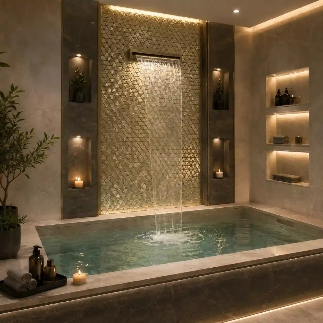 Beroia Chinese Sheet Paris 504 Mosaic 30 × 30 cm - Gold