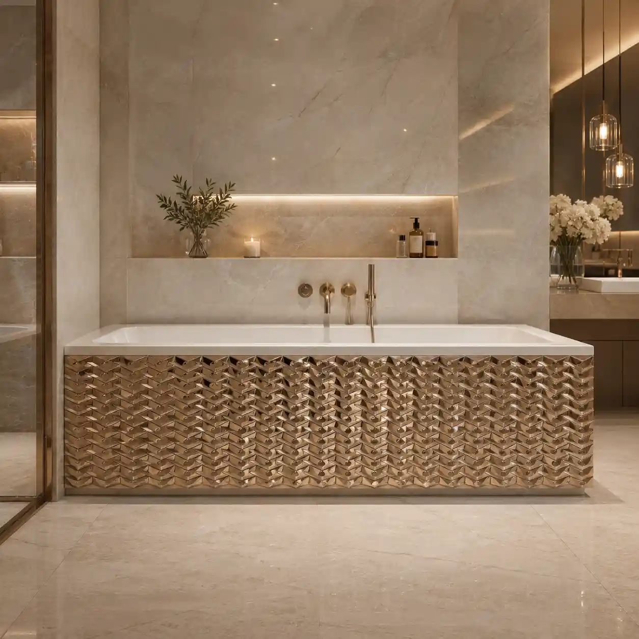 بيرويا شيت صينى 602 J ح استيل 29 × 30.5 سم روز جولد