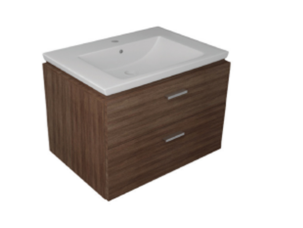 Ideal Standard Connect furniture dark walnut 70cm 2 drawers G 1842XA "for Connect Basin"