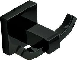kludi Rak Harmony Double Hook - Glossy Black