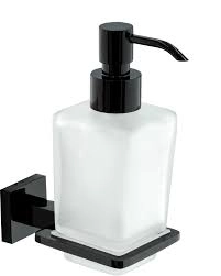 kludi Rak Harmony Liquid Soap Dispenser - Glossy Black