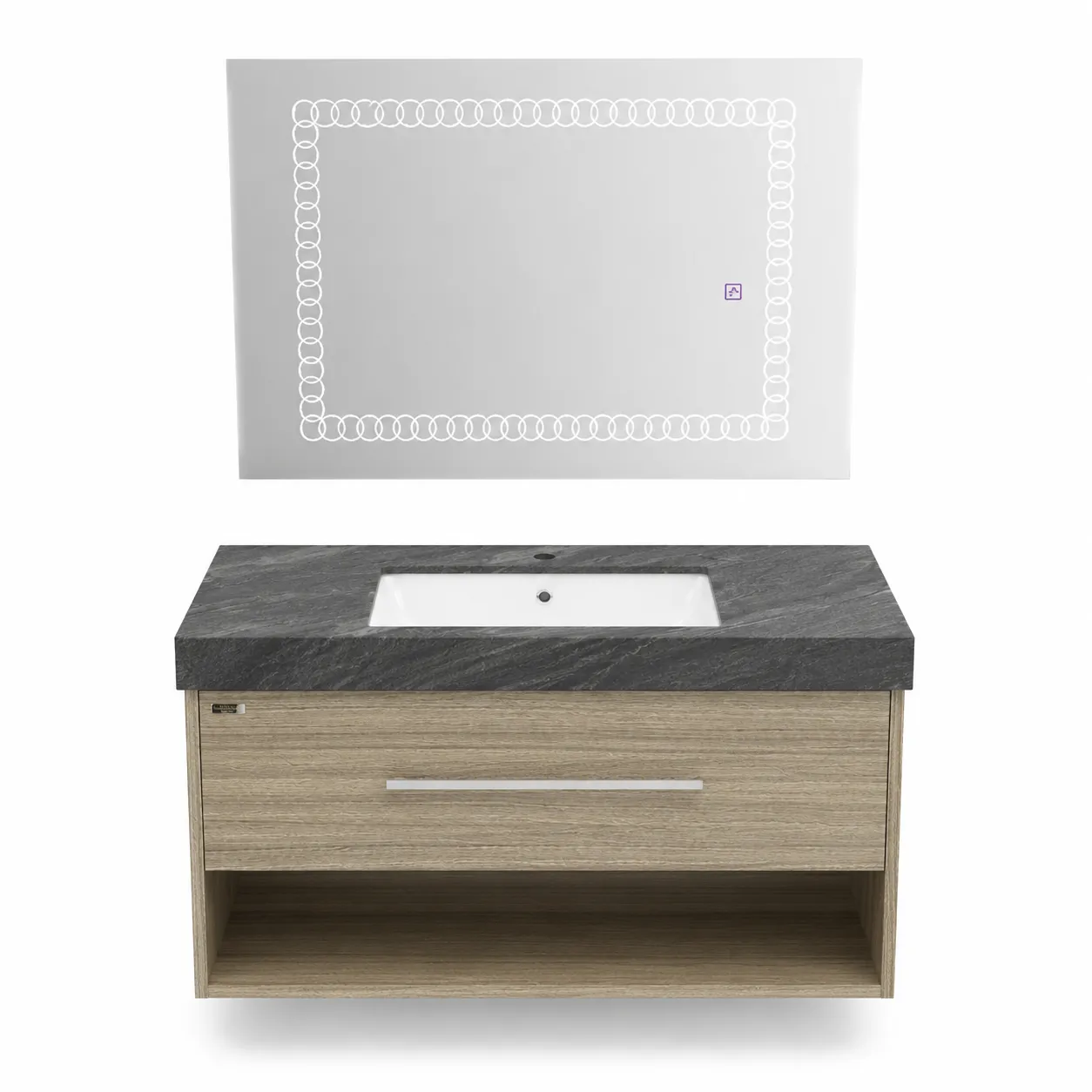 Beroia Wooden Florida Vanity 100 cm with Basin