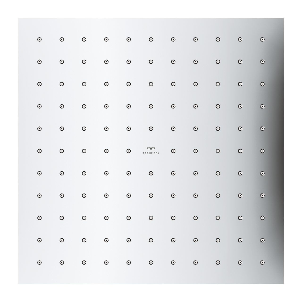 GROHE SPA AQUA Mono Concealed Ceiling Shower Head, Including Body, Square 33.4 cm, Chrome – 26731000