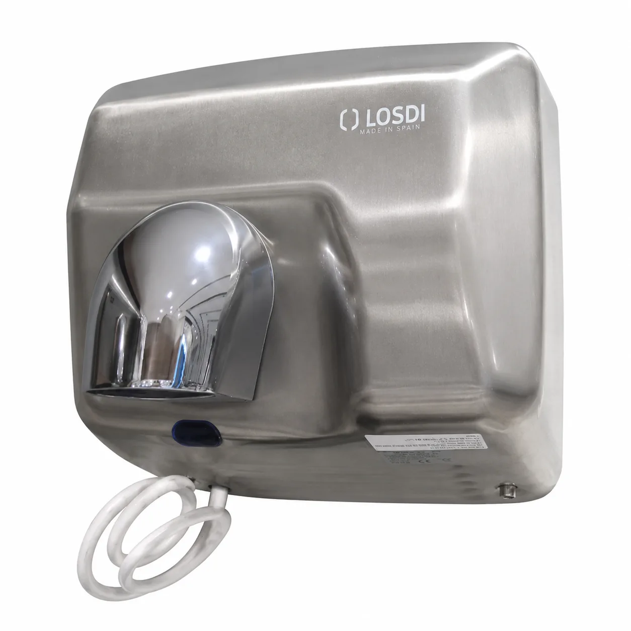 Losdi Hand Dryer 2500W Matte Chrome Steel CS-500-SX