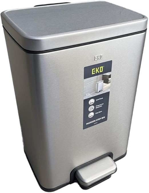 EKO Basket 12L Matt Chrome EK 9361