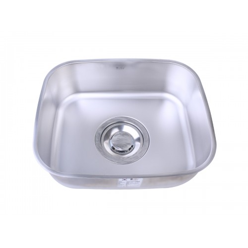 Purity kitchen sink B 500L / 52.8 * 41.8 cm with drain Chrome