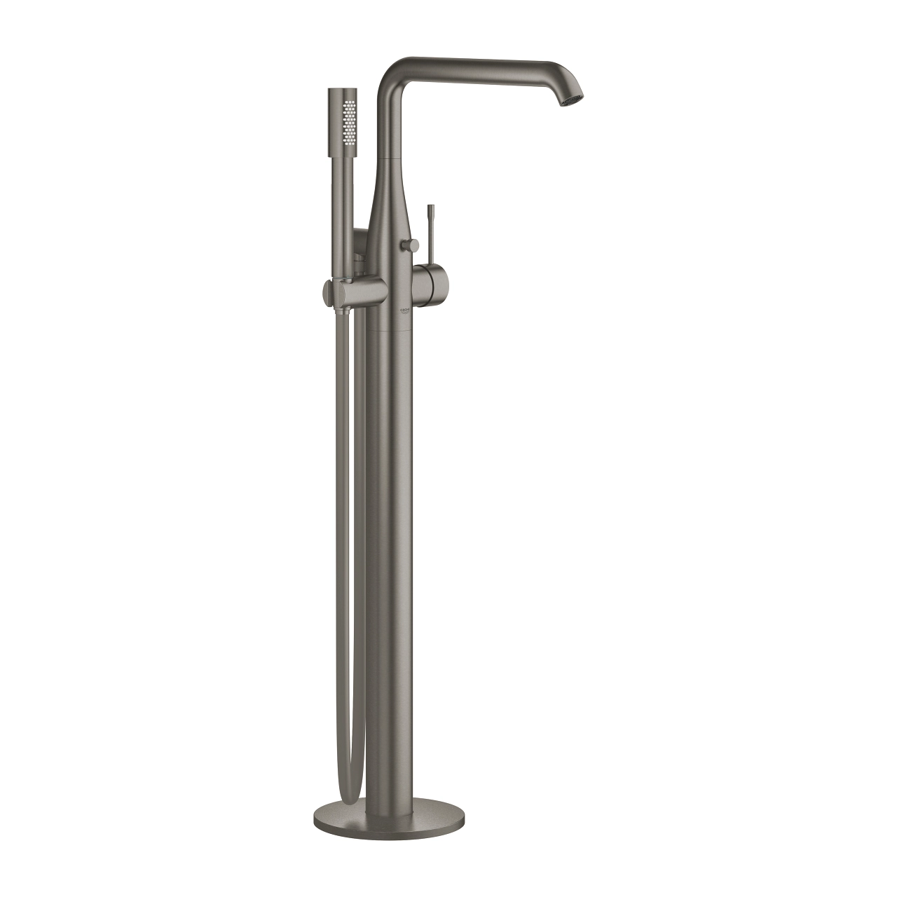 Grohe Essence Single-lever bath mixer 1/2″ floor mounted - Brushed Hard Graphite
