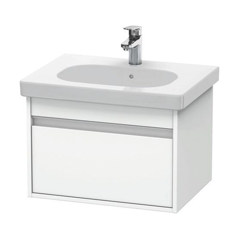 عرض ديورافيت وحده كيتو خشبى وايت مط 45.5 × 60 سم 1 درج بالحوض KT 0196018180000