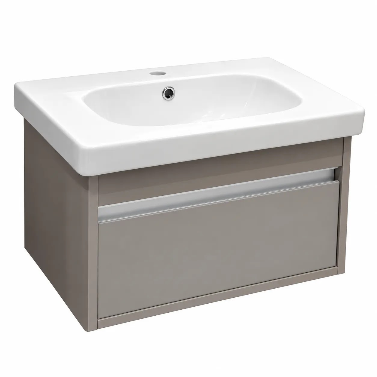 Vanity Unit DURAVIT Ketho Wooden 1 Drawer with Basin 45.5 × 60 cm Matte Basalt KT 0196043430000