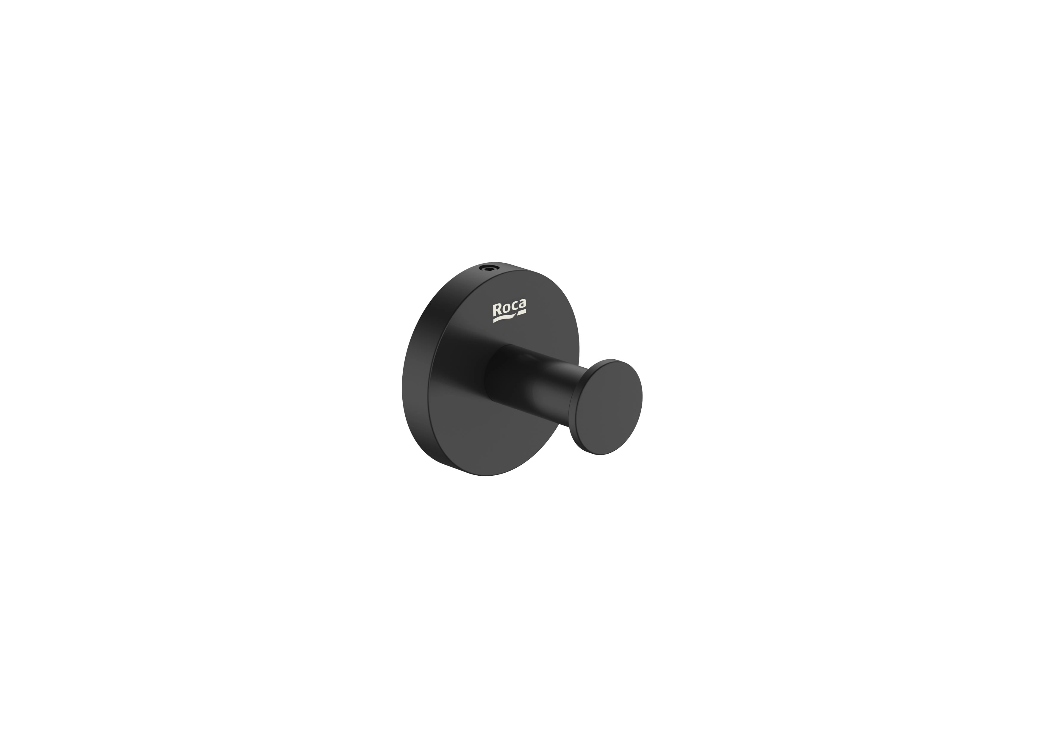 Roca Hotels Round Robe Hook - Matte Black